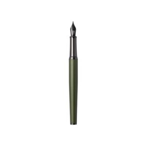 Rebel Collection Garrison Green Fountain Pen Gunmetal Trim & Black PVD Fine Nib