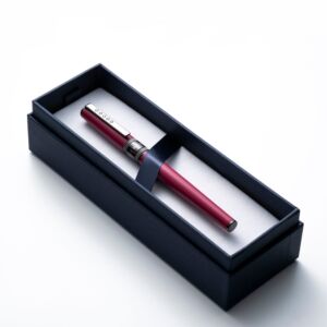 Rebel Collection Jewellers Rouge Fountain Pen Gunmetal Trim & Black PVD Fine Nib