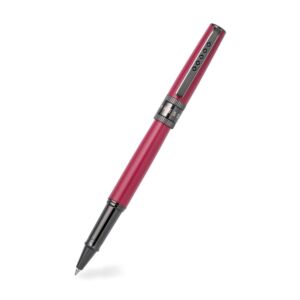 Rebel Collection Jewellers Rouge Rollerball Pen with Gunmetal Trim
