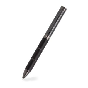 Tom Hessin Revolution Collection Charcoal Ballpoint Pen with Wooden Barrel & Gunmetal Trim