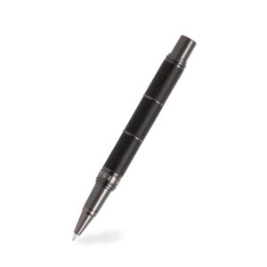Tom Hessin Revolution Collection Charcoal Rollerball Pen with Wooden Barrel & Gunmetal Trim