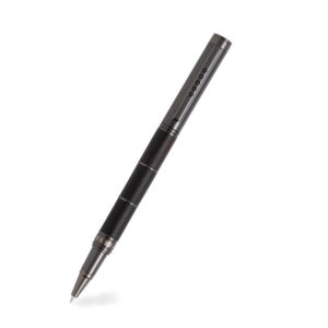 Tom Hessin Revolution Collection Charcoal Rollerball Pen with Wooden Barrel & Gunmetal Trim