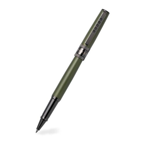 Rebel Collection Garrison Green Rollerball Pen with Gunmetal Trim