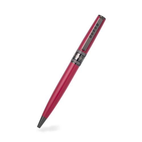 Rebel Collection Jewellers Rouge Ballpoint Pen with Gunmetal Trim