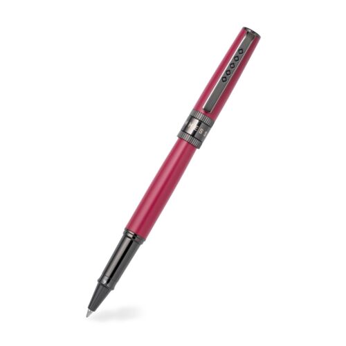 Rebel Collection Jewellers Rouge Rollerball Pen with Gunmetal Trim